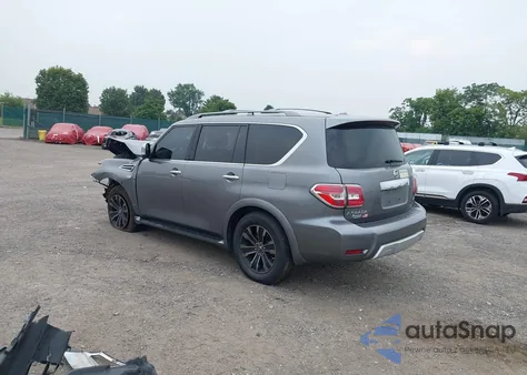 2017 Nissan Armada Platinum from USA, damaged, VIN JN8AY2NC8H9511317